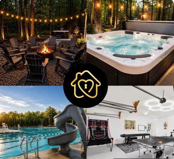 Hot tub Gym Lake Golf Karaoke Firepit